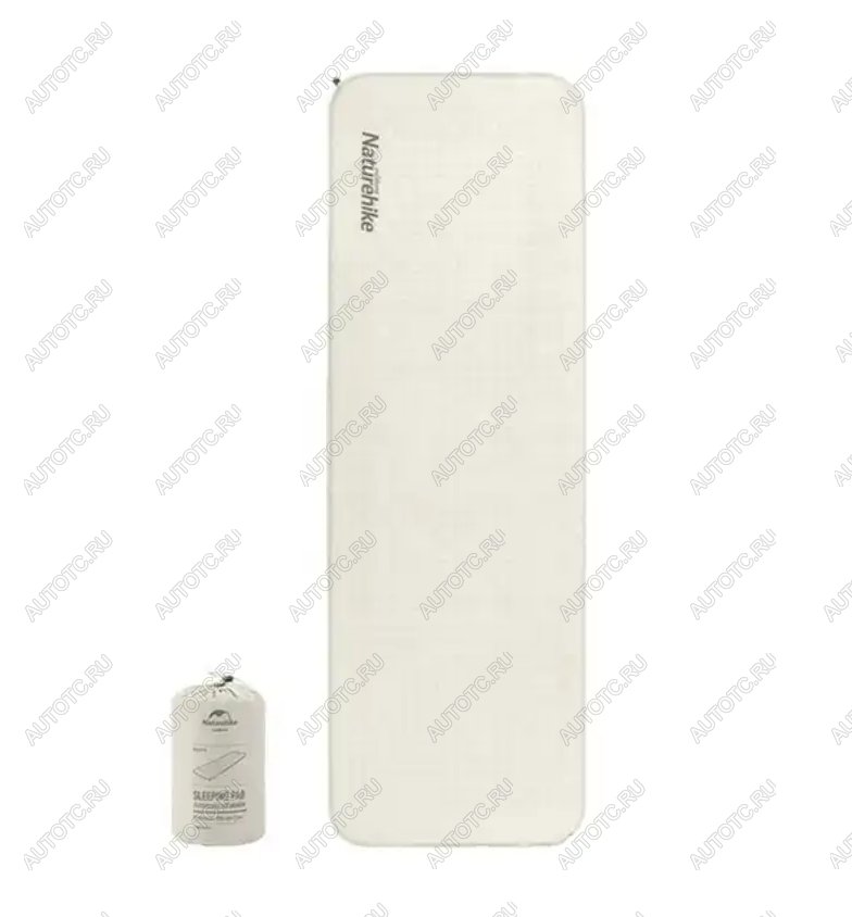 7 819 р. Коврик самонадувающийся Naturehike, 200x65x3 см, серый Naturehike nh21fcd10-g  с доставкой в г. Пермь