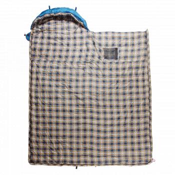 4 749 р. Мешок спальный BTrace Duvet (Левый, СерыйСиний), (ТК: 0C) BTrace s0569  с доставкой в г. Пермь. Увеличить фотографию 4