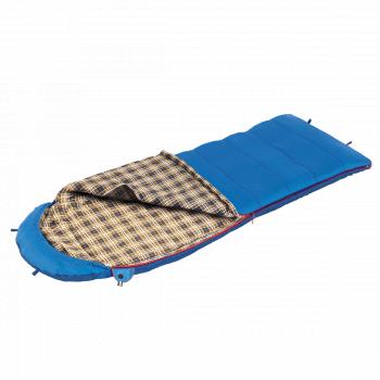 4 749 р. Мешок спальный BTrace Duvet (Левый, СерыйСиний), (ТК: 0C) BTrace s0569  с доставкой в г. Пермь. Увеличить фотографию 2
