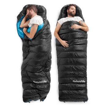21 019 р. Мешок спальный Naturehike Ultralight CW400 M , 210х75 см, (правый) (ТК: +5C), черный Naturehike nh18c400-d-blm  с доставкой в г. Пермь. Увеличить фотографию 8