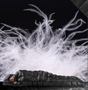 12 649 р. Мешок спальный Naturehike Ultralight CWZ400 M, 210х85 см, (правый) (ТК: +7C), черный Naturehike nh19w400-z-blm  с доставкой в г. Пермь. Увеличить фотографию 5
