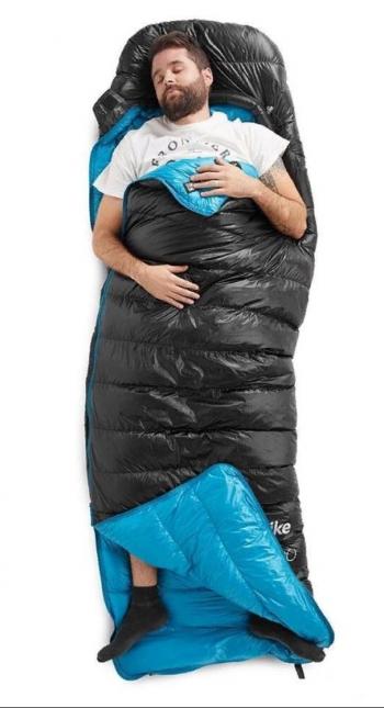 12 649 р. Мешок спальный Naturehike Ultralight CWZ400 M, 210х85 см, (правый) (ТК: +7C), черный Naturehike nh19w400-z-blm  с доставкой в г. Пермь. Увеличить фотографию 3