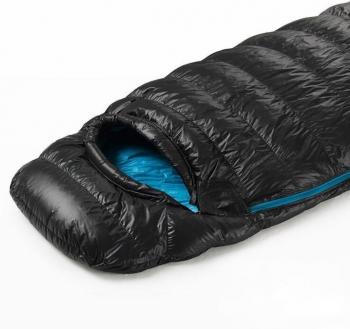12 649 р. Мешок спальный Naturehike Ultralight CWZ400 M, 210х85 см, (правый) (ТК: +7C), черный Naturehike nh19w400-z-blm  с доставкой в г. Пермь. Увеличить фотографию 2