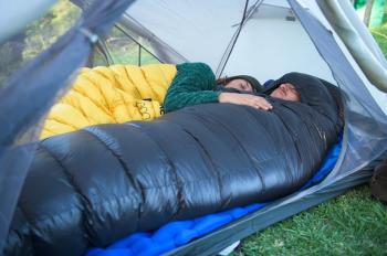 13 119 р. Мешок спальный Naturehike Ultralight CWZ400 L, 220х85 см, (правый) (ТК: +7C), желтый Naturehike nh19w400-z-yel  с доставкой в г. Пермь. Увеличить фотографию 3