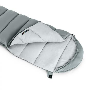 5 229 р. Мешок спальный Naturehike Envelope M400, (190+30)х80 см, (левый) (ТК: +1C), серый Naturehike nh20msd02-gm400-l  с доставкой в г. Пермь. Увеличить фотографию 2