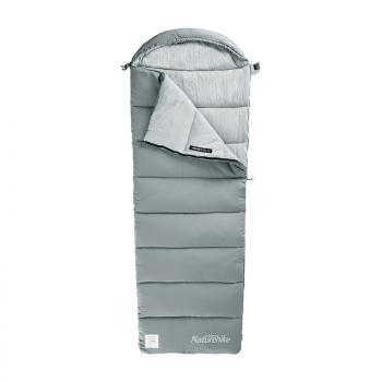 5 229 р. Мешок спальный Naturehike Envelope M400, (190+30)х80 см, (левый) (ТК: +1C), серый Naturehike nh20msd02-gm400-l  с доставкой в г. Пермь. Увеличить фотографию 1