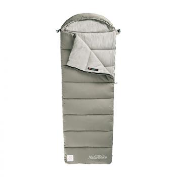 5 229 р. Мешок спальный Naturehike Envelope M400, (190+30)х80 см, (левый) (ТК: +1C), зеленый Naturehike nh20msd02-grm400-l  с доставкой в г. Пермь. Увеличить фотографию 1