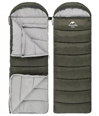 4 289 р. Мешок спальный Naturehike U250, (190х30)х75 см, (левый) (ТК: +6C), темно-зеленый Naturehike nh20msd07-arm250-l  с доставкой в г. Пермь. Увеличить фотографию 4