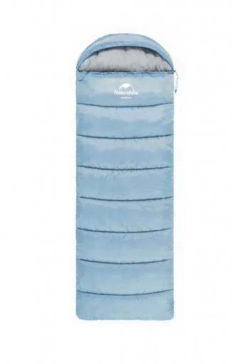 Мешок спальный Naturehike U350, (190х30)х75 см, (правый) (ТК: +1C), голубой Naturehike nh20msd07-blu350