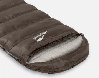 5 739 р. Мешок спальный Naturehike U350S, (190+30)х75 см, (ТК: -3C), (левый), коричневый Naturehike nh20msd07-gre350s-l  с доставкой в г. Пермь. Увеличить фотографию 7
