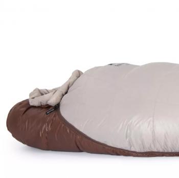 25 089 р. Мешок спальный Naturehike SnowBird, 220х85 см, XL (800G), (правый) (ТК: -3C), серыйкоричневый Naturehike nh20yd001-sbr800  с доставкой в г. Пермь. Увеличить фотографию 4