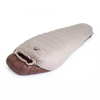 25 089 р. Мешок спальный Naturehike SnowBird, 220х85 см, XL (800G), (правый) (ТК: -3C), серыйкоричневый Naturehike nh20yd001-sbr800  с доставкой в г. Пермь. Увеличить фотографию 3