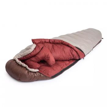 25 089 р. Мешок спальный Naturehike SnowBird, 220х85 см, XL (800G), (правый) (ТК: -3C), серыйкоричневый Naturehike nh20yd001-sbr800  с доставкой в г. Пермь. Увеличить фотографию 2