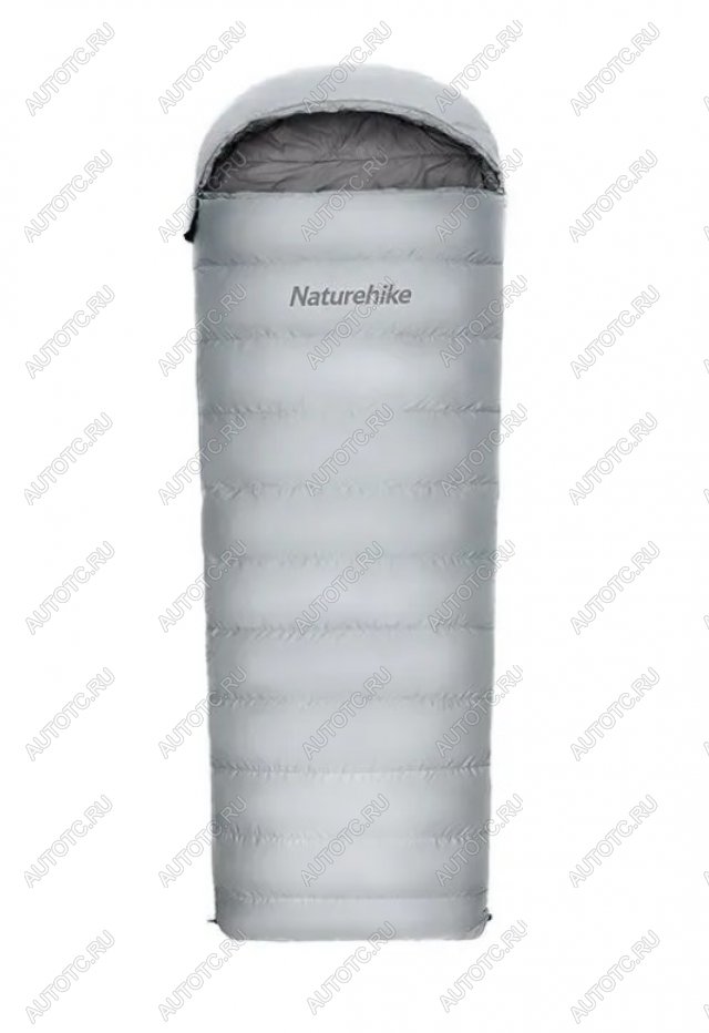 19 129 р. Мешок спальный Naturehike RM80, 220х80 см, (правый) (ТК: -2C), серый Naturehike nh22yd003-rm80ltg-l  с доставкой в г. Пермь