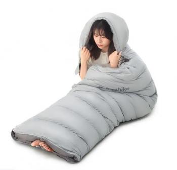 19 129 р. Мешок спальный Naturehike RM80, 220х80 см, (правый) (ТК: -2C), серый Naturehike nh22yd003-rm80ltg-l  с доставкой в г. Пермь. Увеличить фотографию 4
