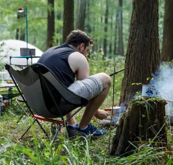 4 089 р. Кресло туристическое Naturehike YL05 складное, черное, до 150 кг Naturehike nh18y050-z-bl  с доставкой в г. Пермь. Увеличить фотографию 8
