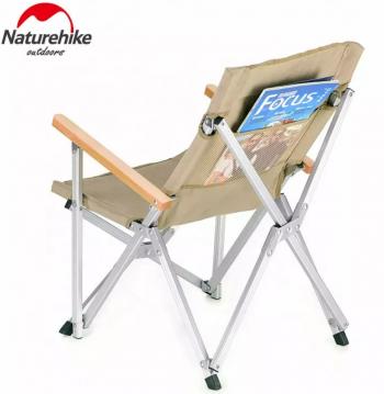 6 449 р. Кресло туристическое Naturehike, складное черное, до 120 кг Naturehike nh19jj004-bl  с доставкой в г. Пермь. Увеличить фотографию 2