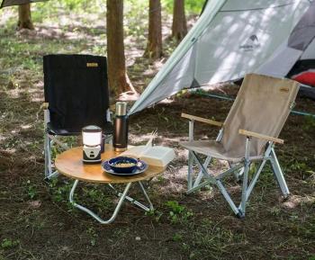 6 449 р. Кресло туристическое Naturehike, складное, хаки, до 120 кг Naturehike nh19jj004-kh  с доставкой в г. Пермь. Увеличить фотографию 4
