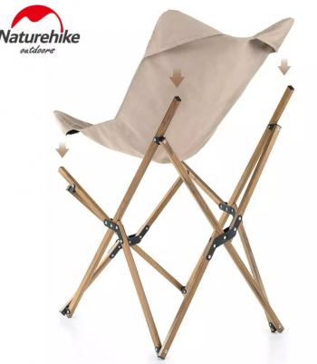 7 419 р. Кресло туристическое Naturehike MW01, складное, хаки, до 120 кг Naturehike nh19y001-z-kh  с доставкой в г. Пермь. Увеличить фотографию 4
