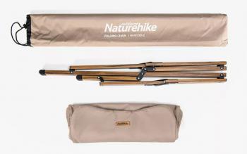 7 419 р. Кресло туристическое Naturehike MW01, складное, хаки, до 120 кг Naturehike nh19y001-z-kh  с доставкой в г. Пермь. Увеличить фотографию 3