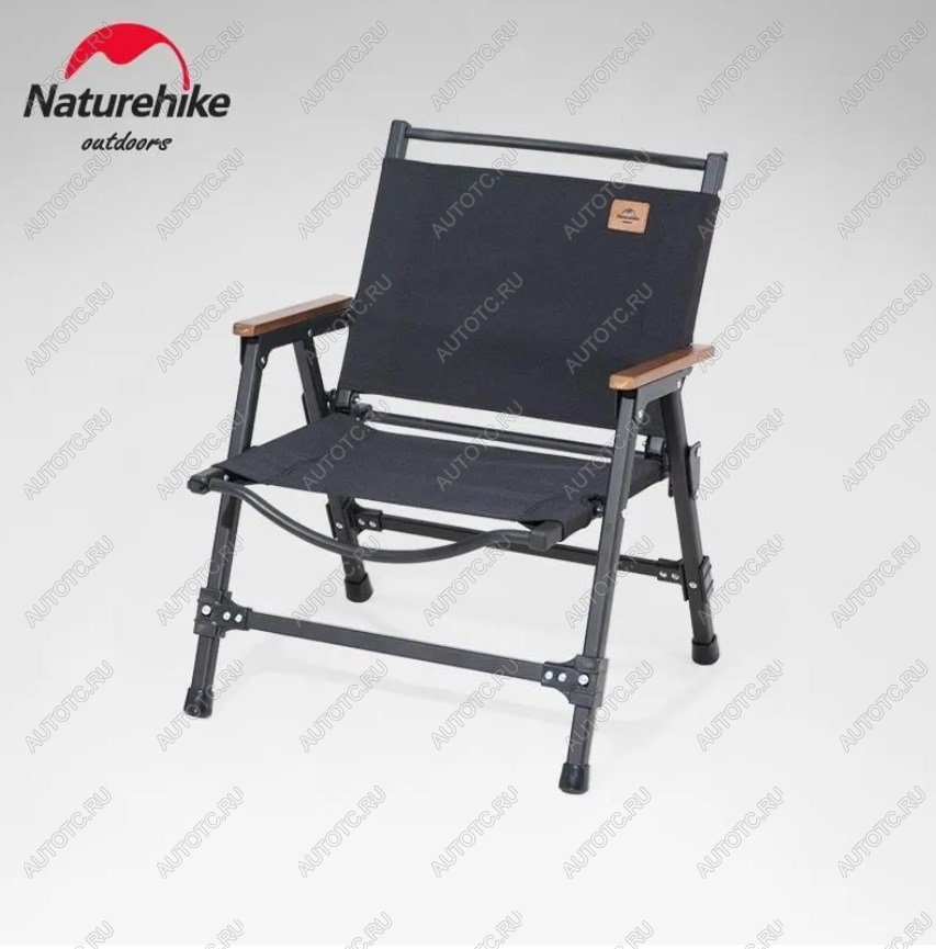 9 119 р. Кресло туристическое Naturehike, складное черное, нагрузка до 120 кг Naturehike nh21jj002-bl  с доставкой в г. Пермь