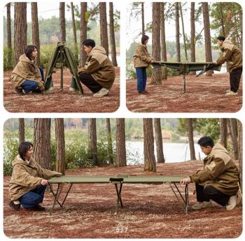 8 249 р. Раскладушка Naturehike XJC14, 205х73х49 см, до 120 кг, зеленая Naturehike cnh22ju033-regr  с доставкой в г. Пермь. Увеличить фотографию 2