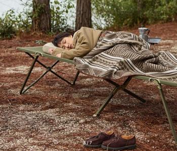 8 249 р. Раскладушка Naturehike XJC14, 205х73х49 см, до 120 кг, зеленая Naturehike cnh22ju033-regr  с доставкой в г. Пермь. Увеличить фотографию 4