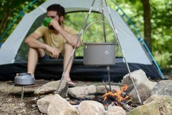2 249 р. Тренога Naturehike для котелка Naturehike nh17s00s-g-sl  с доставкой в г. Пермь. Увеличить фотографию 5
