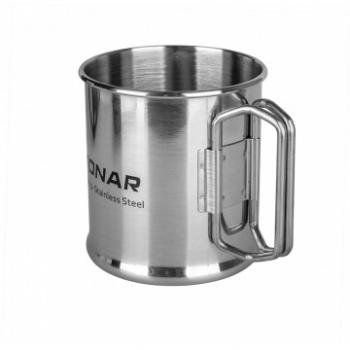379 р. Кружка ТОНАР 300ML металлическая (нержавеющая сталь), со складными ручками ТОНАР t.tk-035-300  с доставкой в г. Пермь. Увеличить фотографию 2