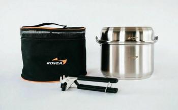 18 499 р. Набор посуды Kovea KOVEA TRIPLE STAINLESS COOKWARE-L KOVEA kcw-1901  с доставкой в г. Пермь. Увеличить фотографию 6