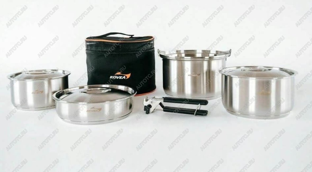 18 499 р. Набор посуды Kovea KOVEA TRIPLE STAINLESS COOKWARE-L KOVEA kcw-1901  с доставкой в г. Пермь