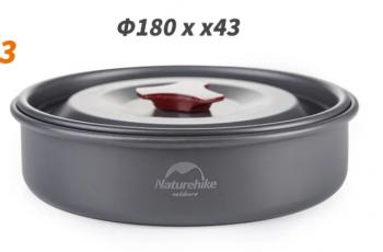 2 939 р. Набор посуды Naturehike туристический 3 в 1 (3 миски+половник) Naturehike nh15t203-g-ca  с доставкой в г. Пермь. Увеличить фотографию 4