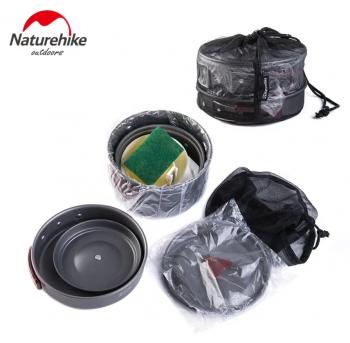 2 939 р. Набор посуды Naturehike туристический 3 в 1 (3 миски+половник) Naturehike nh15t203-g-ca  с доставкой в г. Пермь. Увеличить фотографию 11