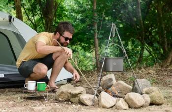 2 419 р. Котелок туристический Naturehike 4 л. Naturehike nh17d021-g-g  с доставкой в г. Пермь. Увеличить фотографию 7