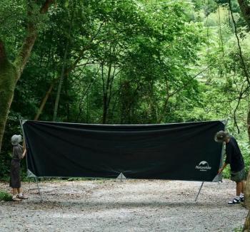 8 929 р. Тент кемпинговый Naturehike 3Х5 м., черно-серебристый винил Naturehike nh20tm006-vcslv35  с доставкой в г. Пермь. Увеличить фотографию 3