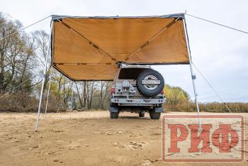 25 749 р. Маркиза автомобильная РИФ комбинированная (прямоугольная с веерной частью) 2,0х2,5 м (левая) РИФ rifavf0720250601  с доставкой в г. Пермь. Увеличить фотографию 27