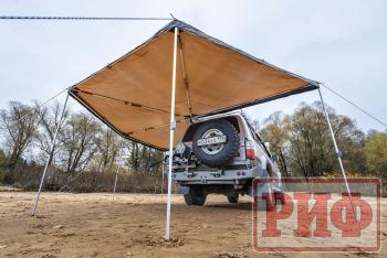 25 749 р. Маркиза автомобильная РИФ комбинированная (прямоугольная с веерной частью) 2,0х2,5 м (левая) РИФ rifavf0720250601  с доставкой в г. Пермь. Увеличить фотографию 8