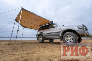 25 759 р. Маркиза автомобильная РИФ комбинированная (прямоугольная с веерной частью) 2,0х2,5 м (правая) РИФ rifavf0720250602  с доставкой в г. Пермь. Увеличить фотографию 6