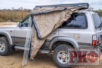 26 189 р. Маркиза автомобильная РИФ комбинированная (прямоугольная с веерной частью) 2,0х2,0 м (левая) РИФ rifavf072520601  с доставкой в г. Пермь. Увеличить фотографию 15