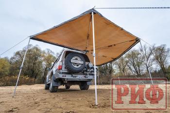 26 189 р. Маркиза автомобильная РИФ комбинированная (прямоугольная с веерной частью) 2,0х2,0 м (правая) РИФ rifavf072520602  с доставкой в г. Пермь. Увеличить фотографию 9