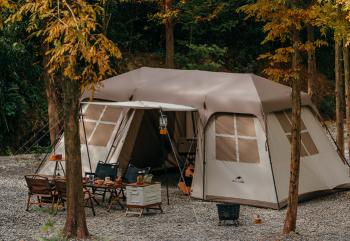 86 899 р. Палатка Naturehike Village 17, 4-местная, автоматическая, алюминиевый каркас, коричневая Naturehike cnh22zp021-br  с доставкой в г. Пермь. Увеличить фотографию 13