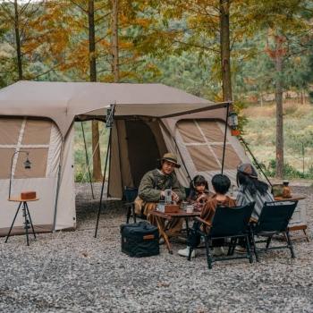 86 899 р. Палатка Naturehike Village 17, 4-местная, автоматическая, алюминиевый каркас, коричневая Naturehike cnh22zp021-br  с доставкой в г. Пермь. Увеличить фотографию 12