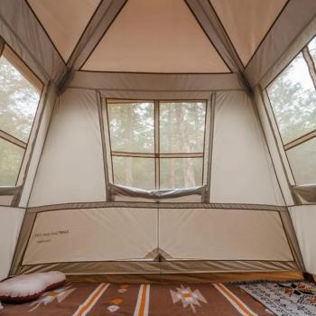 86 899 р. Палатка Naturehike Village 17, 4-местная, автоматическая, алюминиевый каркас, коричневая Naturehike cnh22zp021-br  с доставкой в г. Пермь. Увеличить фотографию 3