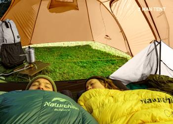 15 659 р. Палатка Naturehike Opalus 3-местная, алюминиевый каркас, оранжевый Naturehike nh17l001-l-tor  с доставкой в г. Пермь. Увеличить фотографию 10