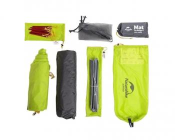 19 099 р. Палатка Naturehike Mongar Si 2-местная алюминиевый каркас, зеленая Naturehike nh17t007-m-dgrsgre  с доставкой в г. Пермь. Увеличить фотографию 8