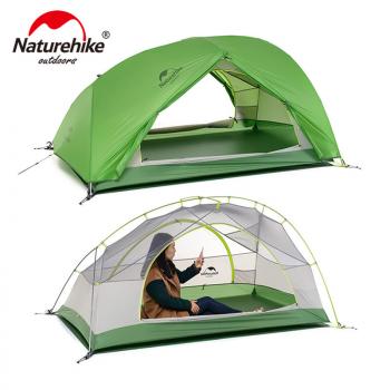 19 519 р. Палатка Naturehike Star-river Si 2-местная, алюминиевый каркас, сверхлегкая, зеленый Naturehike nh17t012-t-dgr  с доставкой в г. Пермь. Увеличить фотографию 3