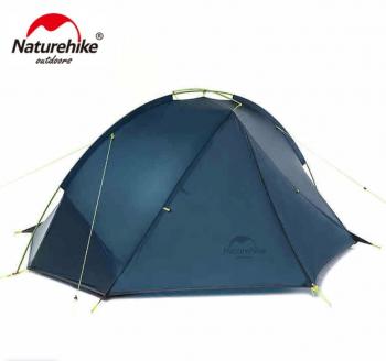 18 349 р. Палатка Naturehike Tagar Si 2-местная, алюминиевый каркас, сверхлегкая, синяя Naturehike nh17t180-j-2nbl  с доставкой в г. Пермь. Увеличить фотографию 2