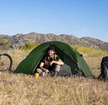 20 649 р. Палатка Naturehike Cycling (Spider) Si 1-местная, алюминиевый каркас, сверхлегкая, зеленая Naturehike nh18a095-d-20dfg  с доставкой в г. Пермь. Увеличить фотографию 6