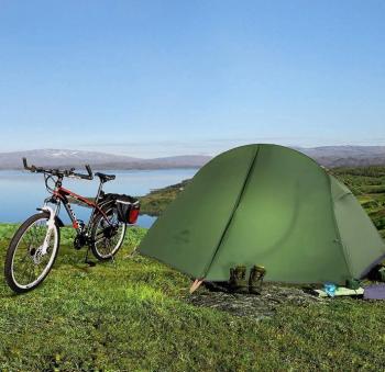 20 649 р. Палатка Naturehike Cycling (Spider) Si 1-местная, алюминиевый каркас, сверхлегкая, зеленая Naturehike nh18a095-d-20dfg  с доставкой в г. Пермь. Увеличить фотографию 7