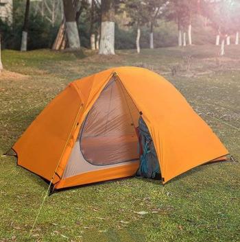 13 899 р. Палатка Naturehike Cycling Si 2-местная, алюминиевый каркас, сверхлегкая, оранжевая Naturehike nh18a180-d-2dor  с доставкой в г. Пермь. Увеличить фотографию 6
